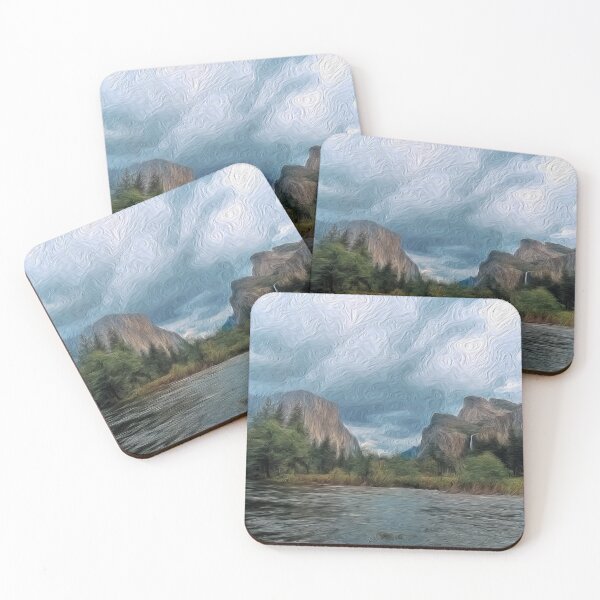 Item preview, Digital Art Composition of Yosemite Valley, Tunnel View, California. designed and sold by davidelder.