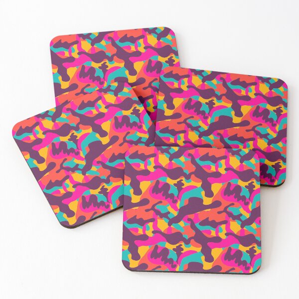 Item preview, Bright urban camouflage pattern designed and sold by zuperelectracat.