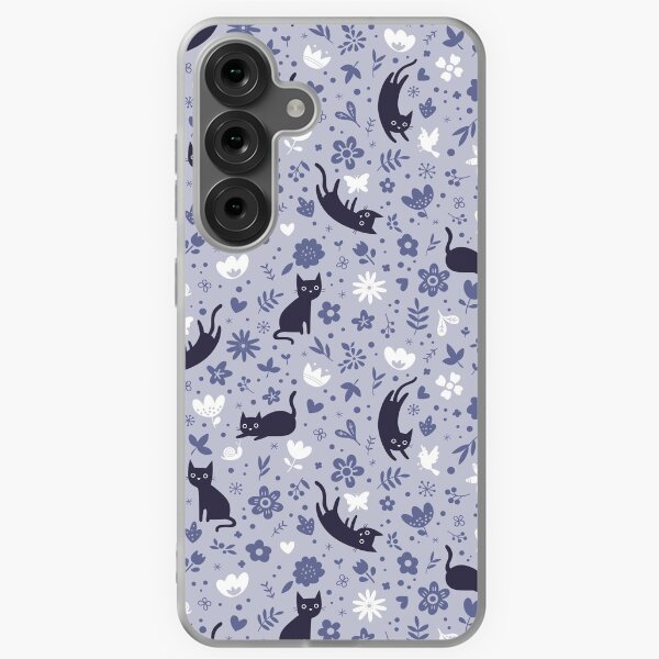 Item preview, Cats frolicking in the garden (lavender) designed and sold by movezerb.
