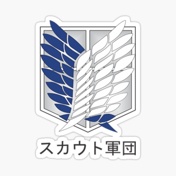 Attaque des Titans Shingeki no Kyojin Logo SNK Sticker