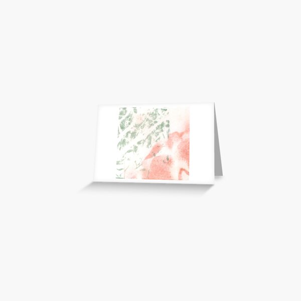 Pea Flower Print Greeting Card