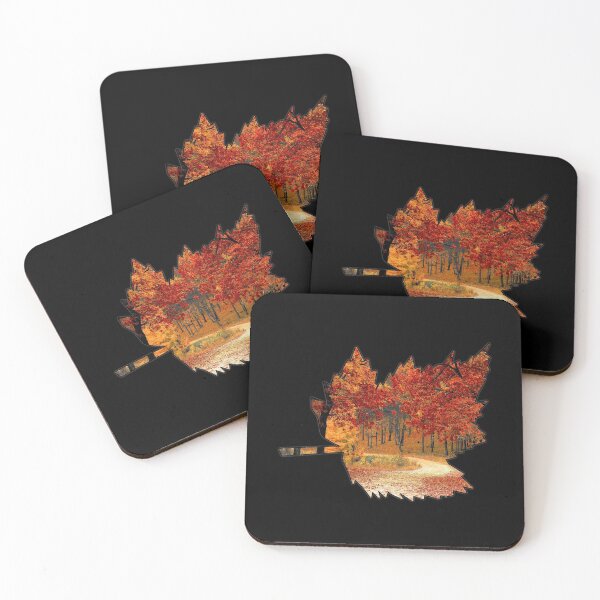 Item preview, Maple Leaf Outline (Fall Colors) designed and sold by gorff.