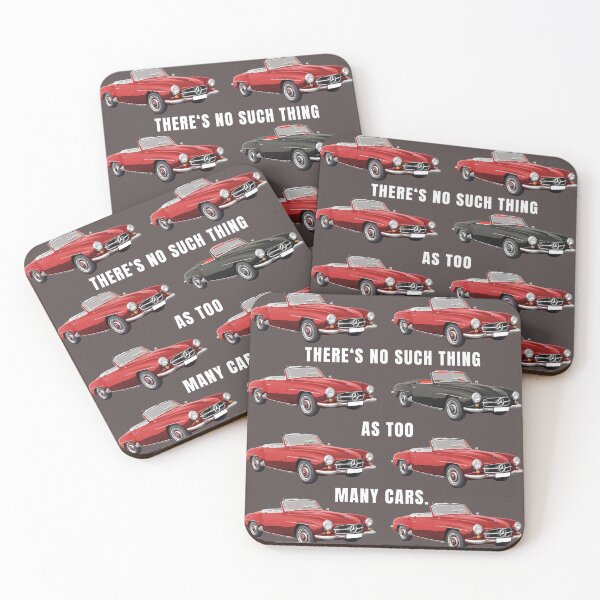 Item preview, youngtimer classic car classic car car carriage convertible red mercedes SL collectors designed and sold by originalstar.