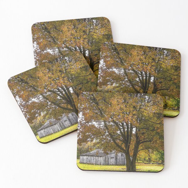 Item preview, Autumn Tree With Barn Painterly designed and sold by mljdwhite.