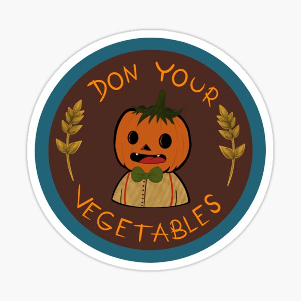 Kürbis Person Sticker