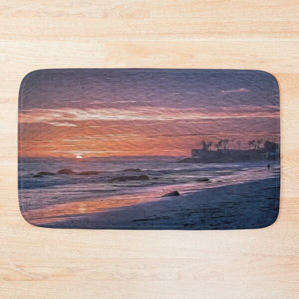 Item preview, Digital Art Composition of Malibu beach, California at Sunset. designed and sold by davidelder.