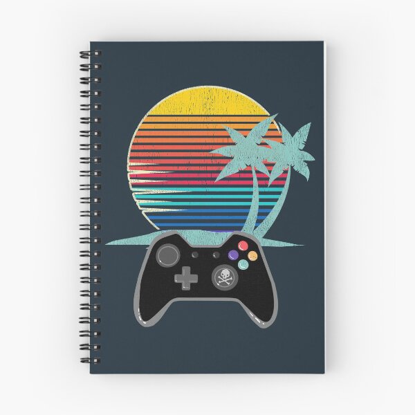 Item preview, Retro Treasure Island for Gamers - Black Game Controller designed and sold by Desha001.