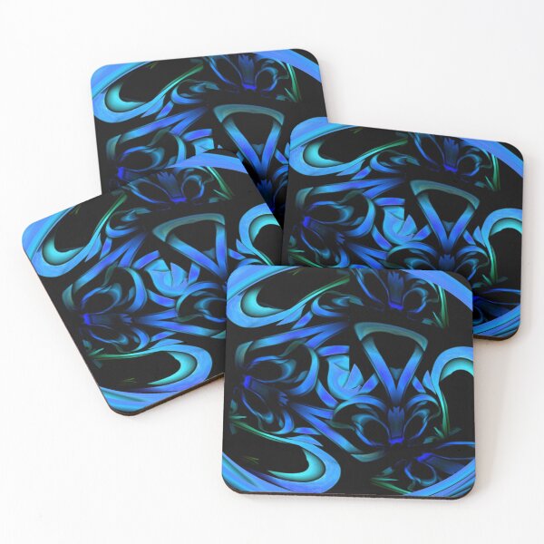 Item preview, Curvilinear Project No. 326 ( The Blue Butterflies Are In My Blueberry Jam ) designed and sold by CurvilinearArt.