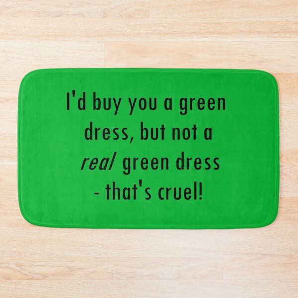 Item preview, Barenaked Ladies - Million Dollars - Green Dress lyric! designed and sold by lyricalshirts.
