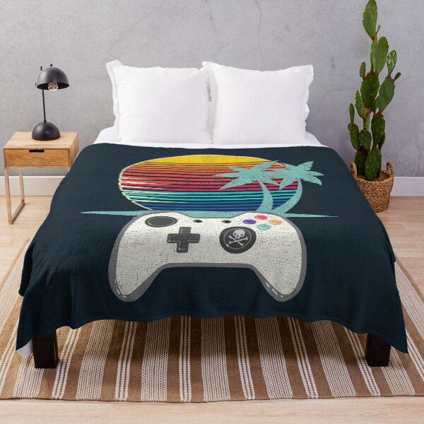 Item preview, Retro Treasure Island for Gamers - White Game Controller designed and sold by Desha001.