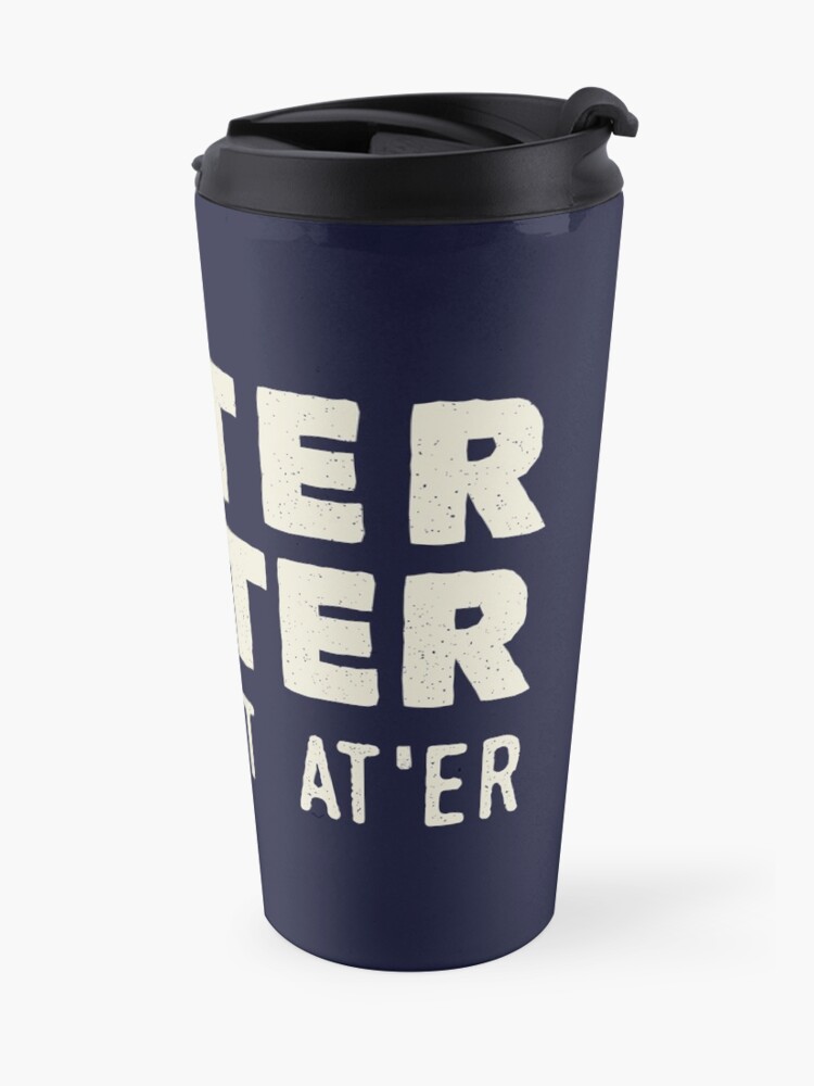 Alternate view of Pitter Patter - Let's Get At'er Cream Edition Travel Mug