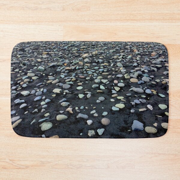 Item preview, Black sand and colored stones beach designed and sold by AHELENE.