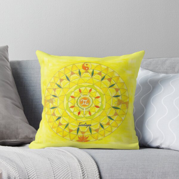 Item preview, Tweelingen horoscoop mandala designed and sold by Renate van Nijen.
