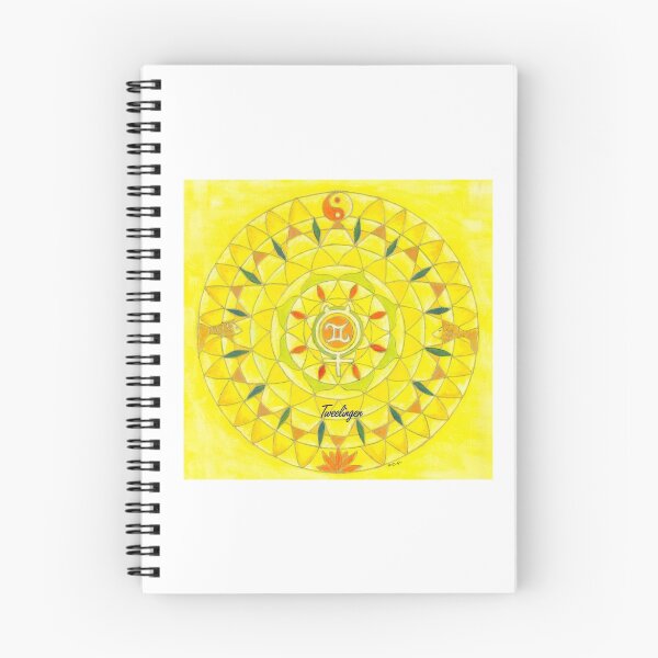 Item preview, Tweelingen horoscoop mandala designed and sold by Renate van Nijen.