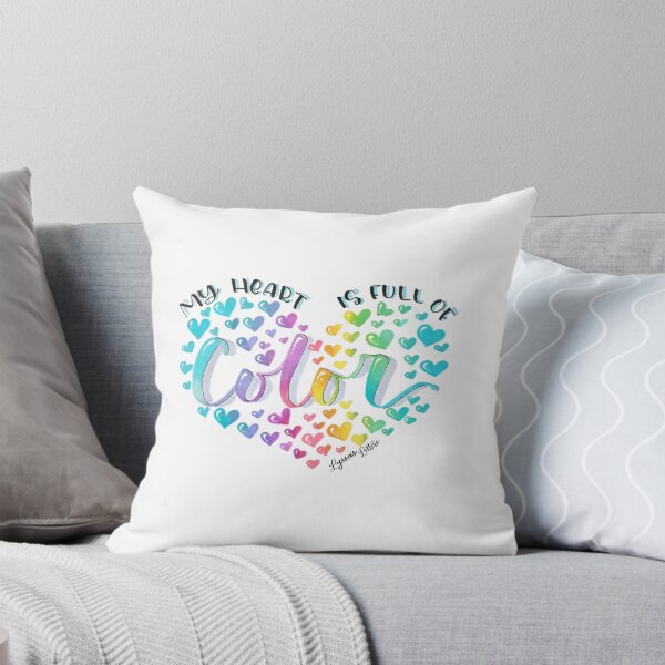 Item preview, Rainbow Heart | Calligraphy by Lyssa's Letters designed and sold by Lyssa's  Letters.