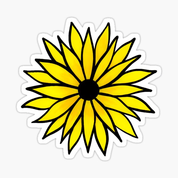 Sunflower Sticker