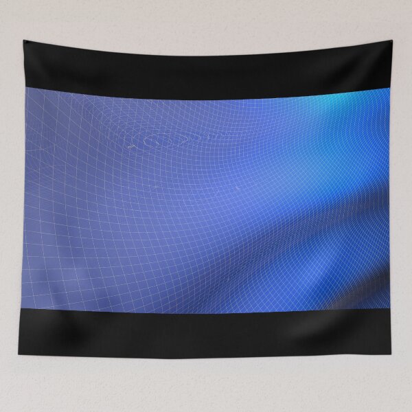 Item preview, Blue waving surface background - 3d rendering illustration designed and sold by carlotoffolo.
