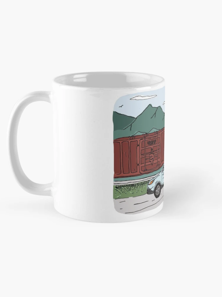 Thumbnail 5 of 6, Coffee Mug, Train Racing designed and sold by CreateWandrlust.