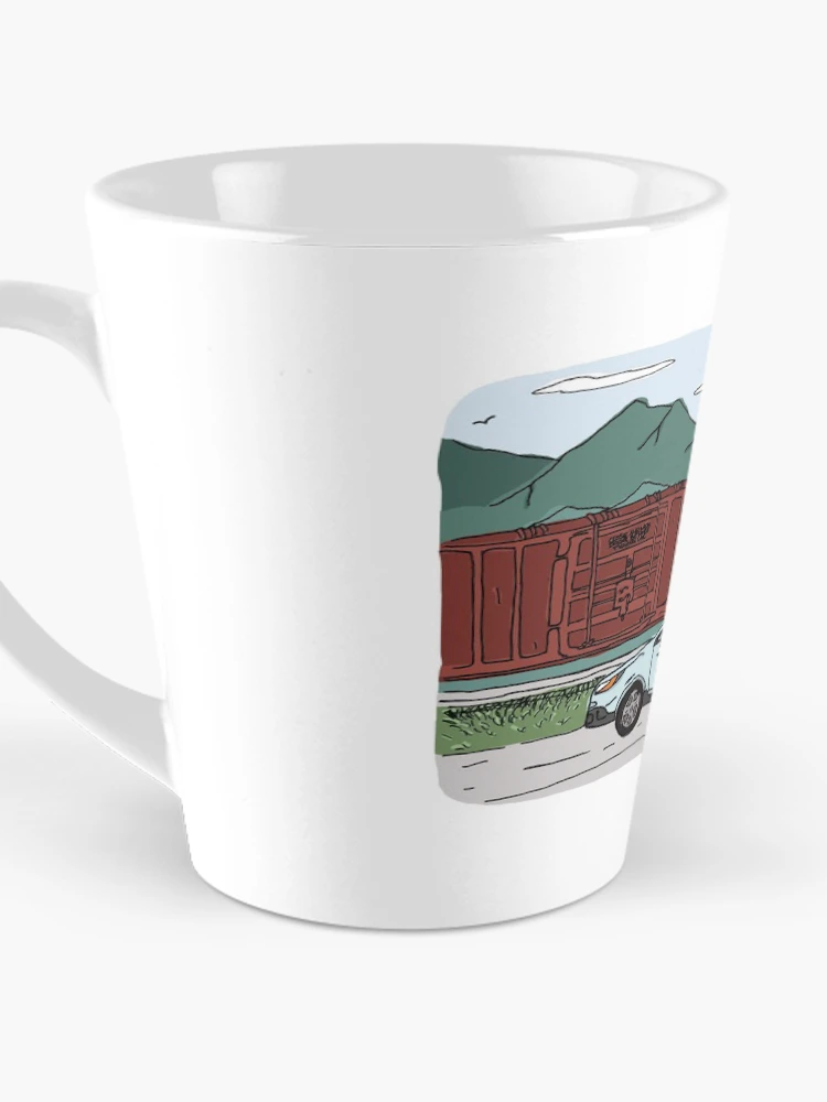 Thumbnail 3 of 4, Coffee Mug, Train Racing designed and sold by CreateWandrlust.