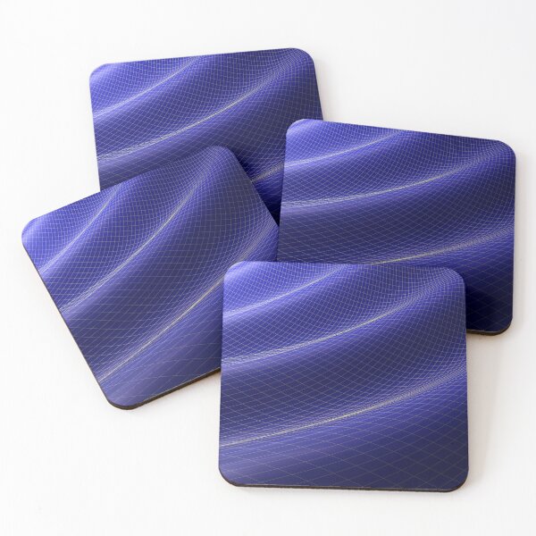 Item preview, Blue waving surface background - 3d rendering illustration designed and sold by carlotoffolo.
