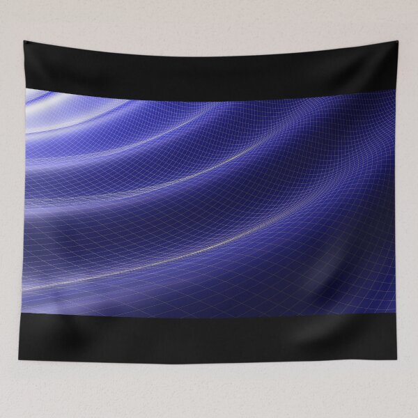 Item preview, Blue waving surface background - 3d rendering illustration designed and sold by carlotoffolo.