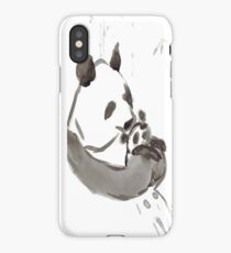 Panda Sumi-e iPhone Case