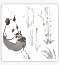 Panda Sumi-e Sticker