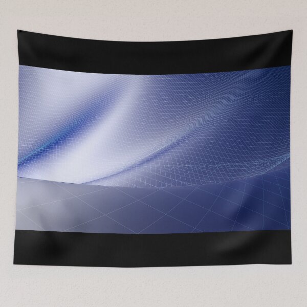 Item preview, Blue waving surface background - 3d rendering illustration designed and sold by carlotoffolo.