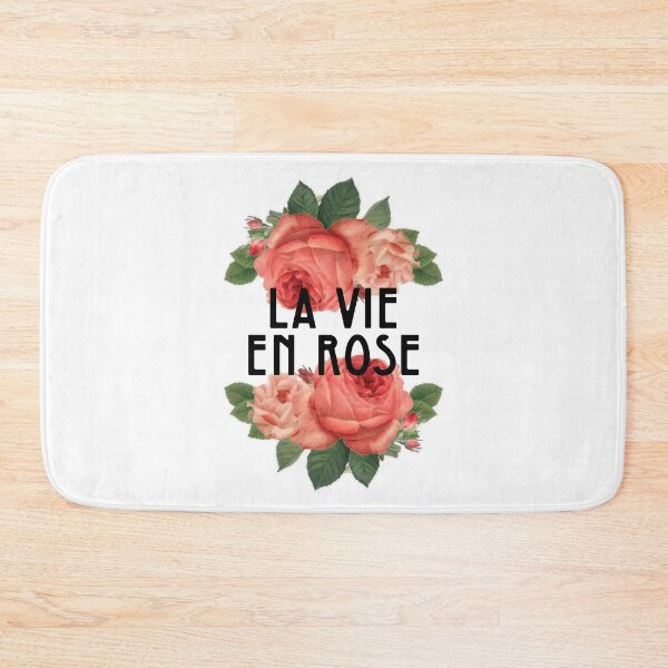 Item preview, La Vie En Rose Edith Piaf, Vintage Rose, Life in Pink, To see with rose coloured glasses. designed and sold by paperpark.