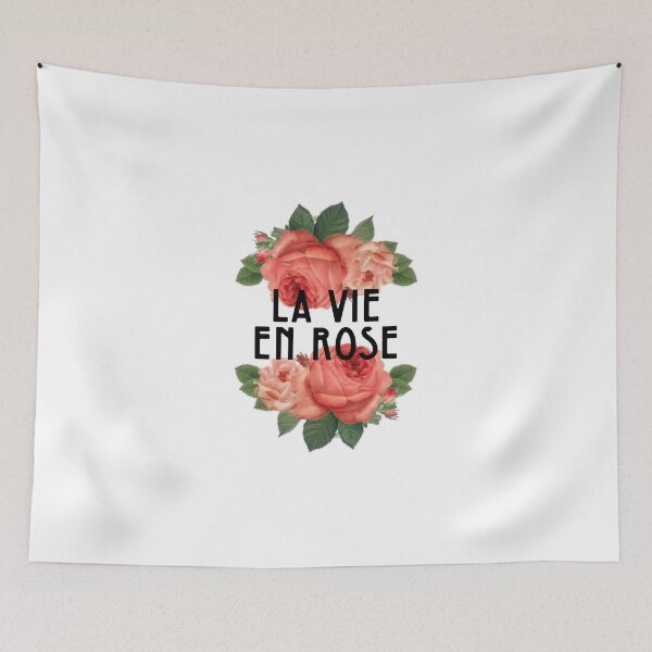 Artikelvorschau, La Vie En Rose Edith Piaf, Vintage Rose, Leben in Pink, Mit rosafarbenen Gläsern zu sehen. entworfen und verkauft von paperpark.