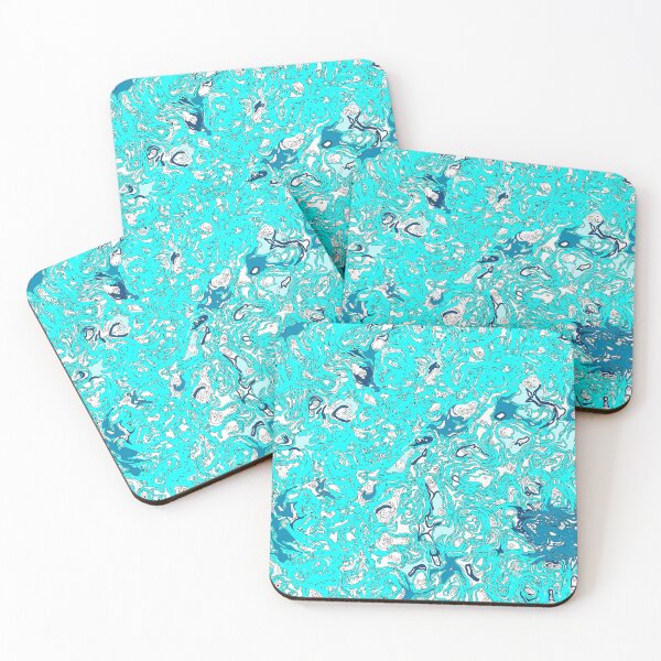 Item preview, Turquoise, blue, Supernova Mandala designed and sold by Clare Wuellner.