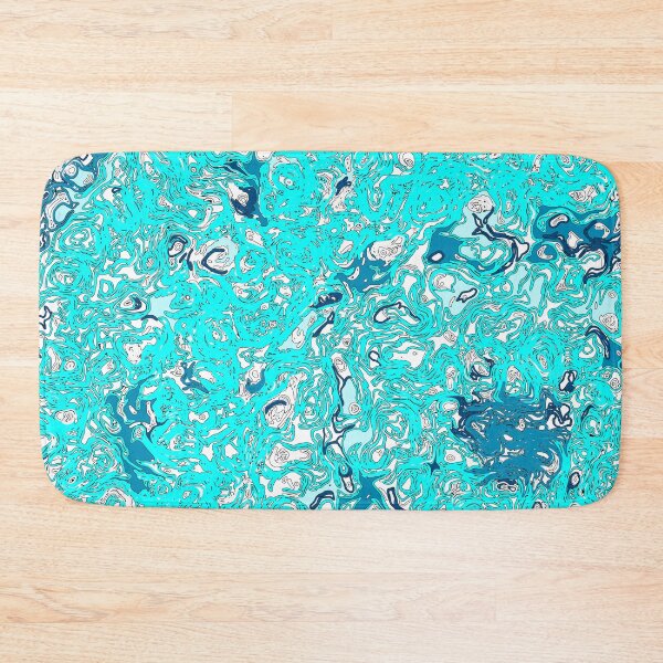 Item preview, Turquoise, blue, Supernova Mandala designed and sold by Clare Wuellner.