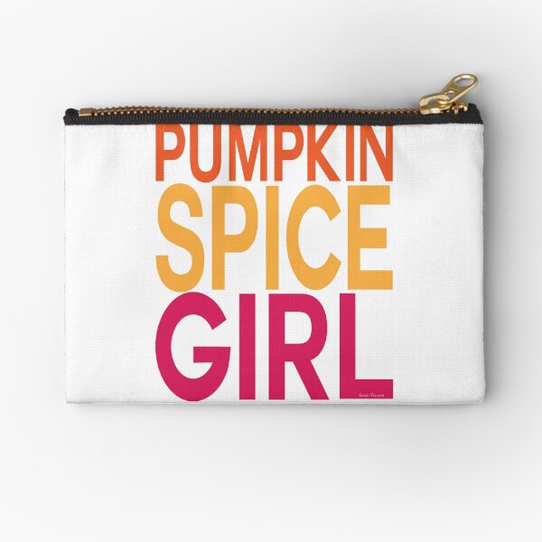 Pumpkin Spice Girl Zipper Pouch