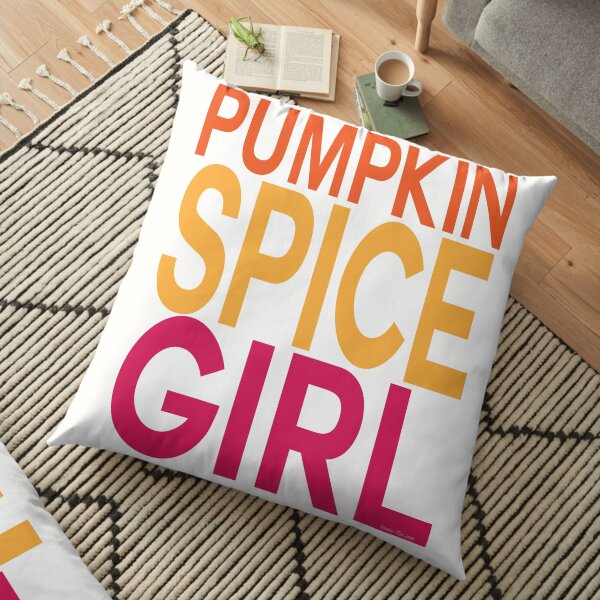 Pumpkin Spice Girl Floor Pillow