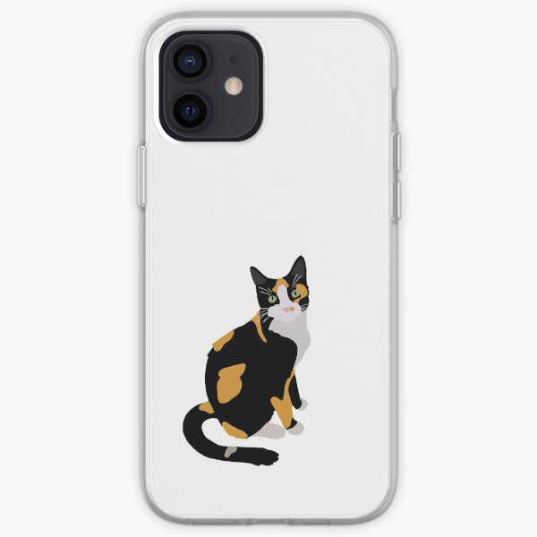 Calico Portrait, Cute Calico Cat, Calico Cat Lover iPhone Soft Case