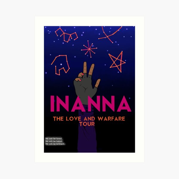 Inanna: Love And Warfare Print Art Print