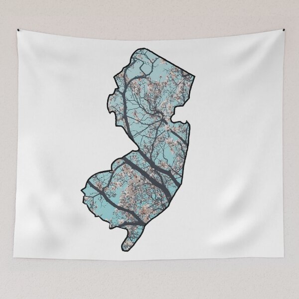 Item preview, Cherry Blossom New Jersey designed and sold by Skylyr VanDerveer.