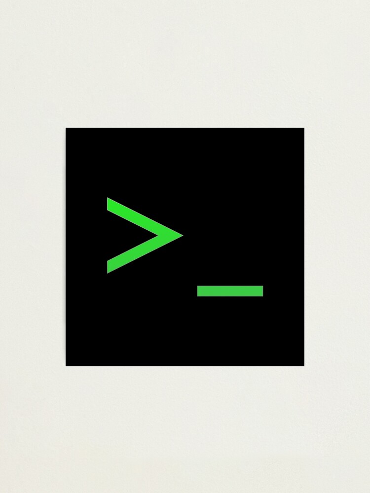 Thumbnail 2 of 3, Photographic Print, Command Prompt designed and sold by beardsmith.