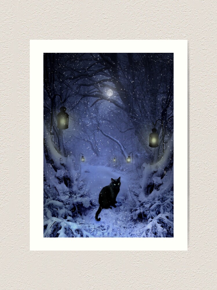 Alternate view of Frostar Midnight Art Print