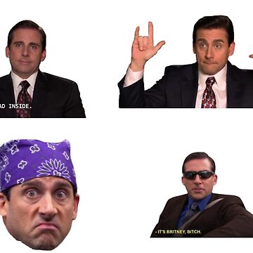 Artwork thumbnail, Michael Scott Faces by Ryan1215