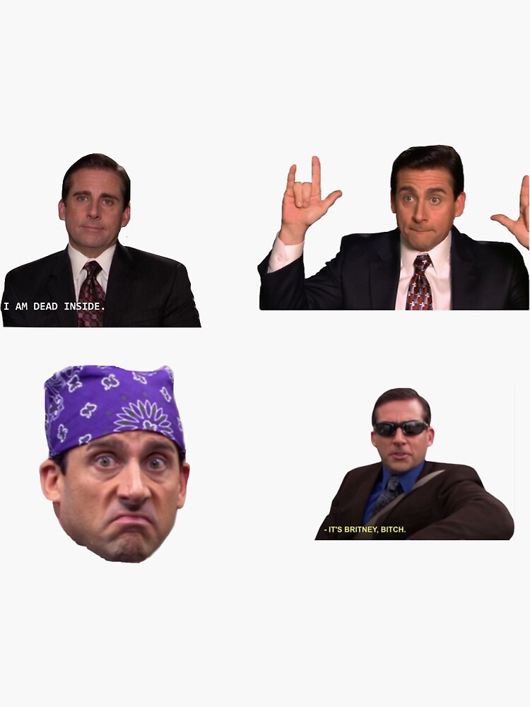 Thumbnail 3 of 3, Sticker, Michael Scott Faces designed and sold by Ryan1215.