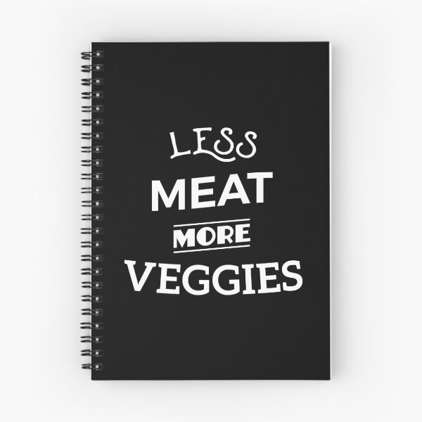 Item preview, Less Meat More Veggies Vegan Vegetarian Animal Lover designed and sold by OldDannyBrown.
