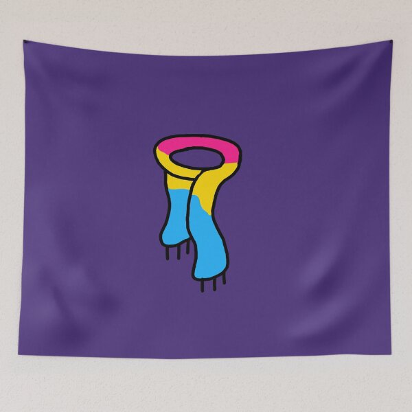 Item preview, Pansexual Scarf designed and sold by Dannyballsub.