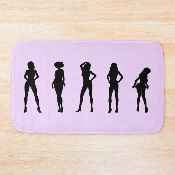 Item preview, Erotic dancer and model girls in silhouette designed and sold by Andy Renard.