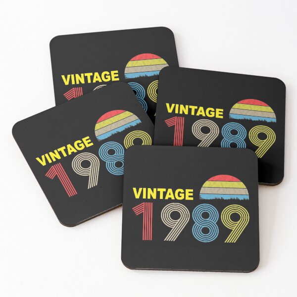 Item preview, Vintage Retro year date birthday 1989 designed and sold by Amazing Designs.