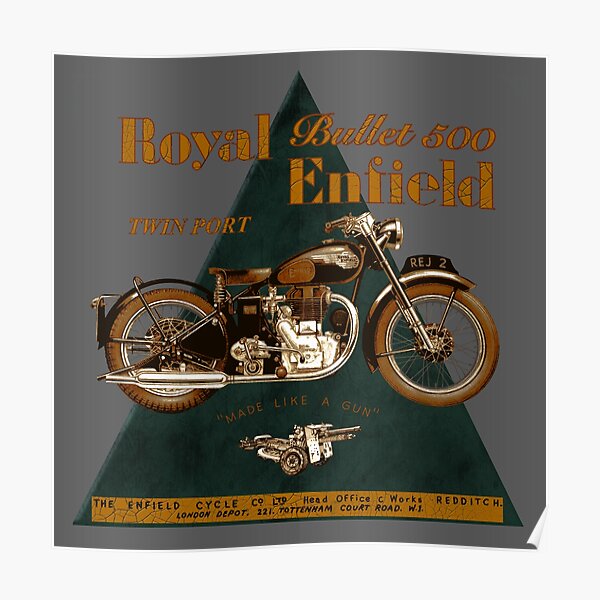 1926 ROYAL ENFIELD Vintage Rétro Repro Signes 1926 ROYAL ENFIELD Vintage Rétro Repro Signes