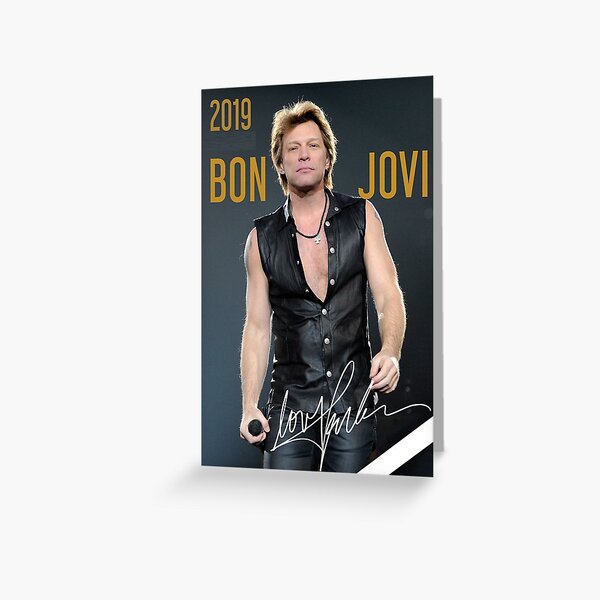 Bon Jovi Grußkarte