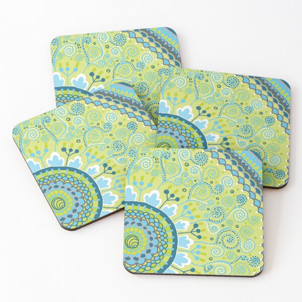 Item preview, Blue and Sage Mandala designed and sold by Clare Wuellner.
