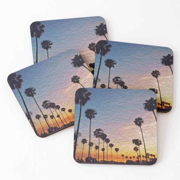 Item preview, Digital Art Composition of Sunset Boulevard, Beverly Hills, California at dusk. designed and sold by davidelder.