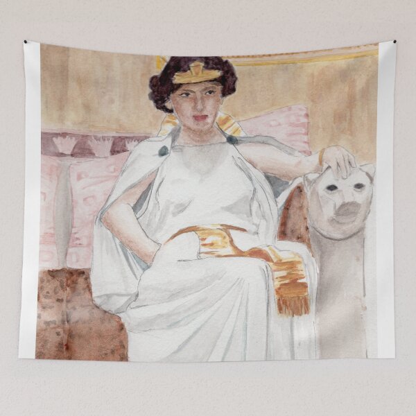 Item preview, Rendition of John William Waterhouse's Cleopatra designed and sold by rachelstarck.